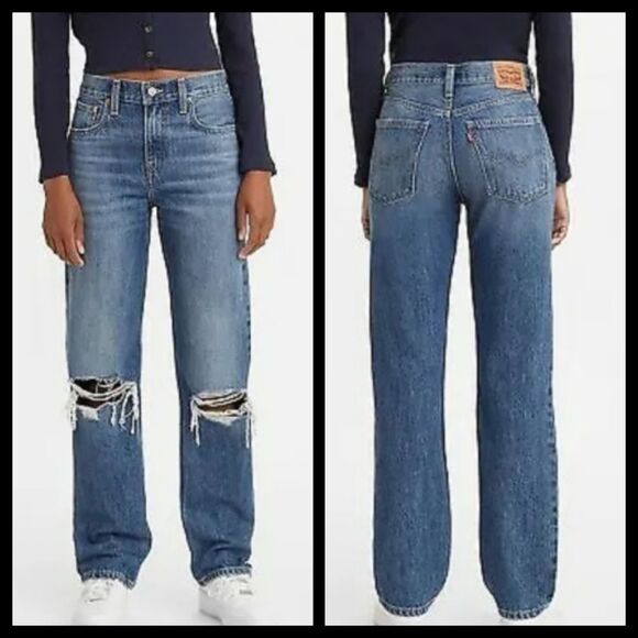 Levi's Denim - Levi's Straight Leg Distressed Jeans 29 NWT